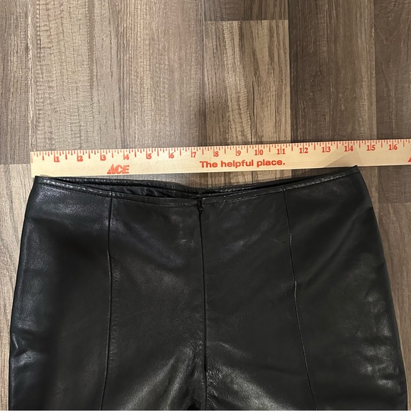 Caché super soft real leather pants, fully lined, black 8 NWT - Picture 5 of 9